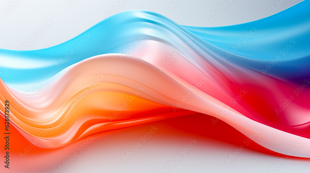 Experience the energy of vibrant sinuous waves, a modern artwork perfect for graphic design projects. Created with Generative AI technology Experience the energy of vibrant sinuous waves, a modern artwork perfect for graphic design projects. Created with Generative AI technology