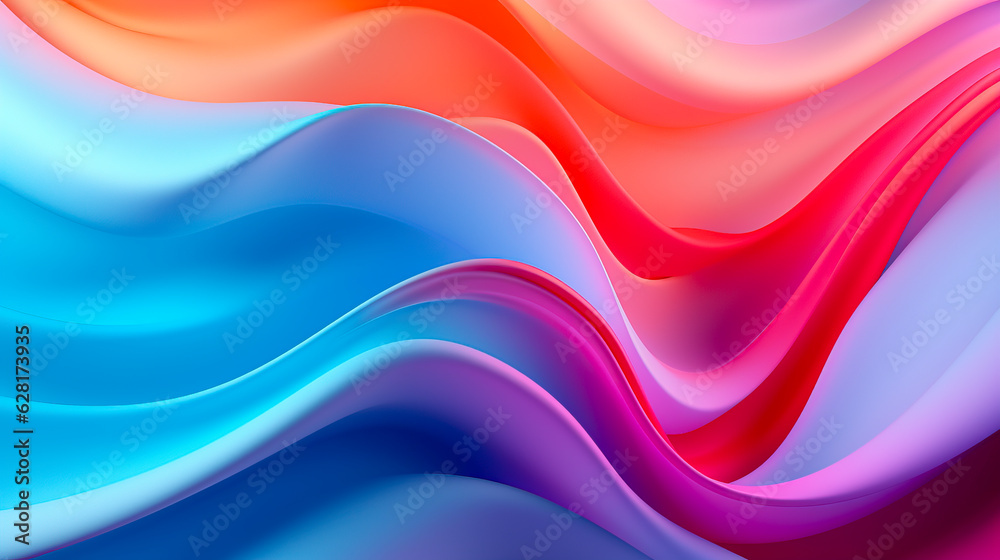 Discover the allure of colorful artistic waves, an inspiring background that sparks creativity. Created with Generative AI technology Discover the allure of colorful artistic waves, an inspiring background that sparks creativity. Created with Generative AI technology