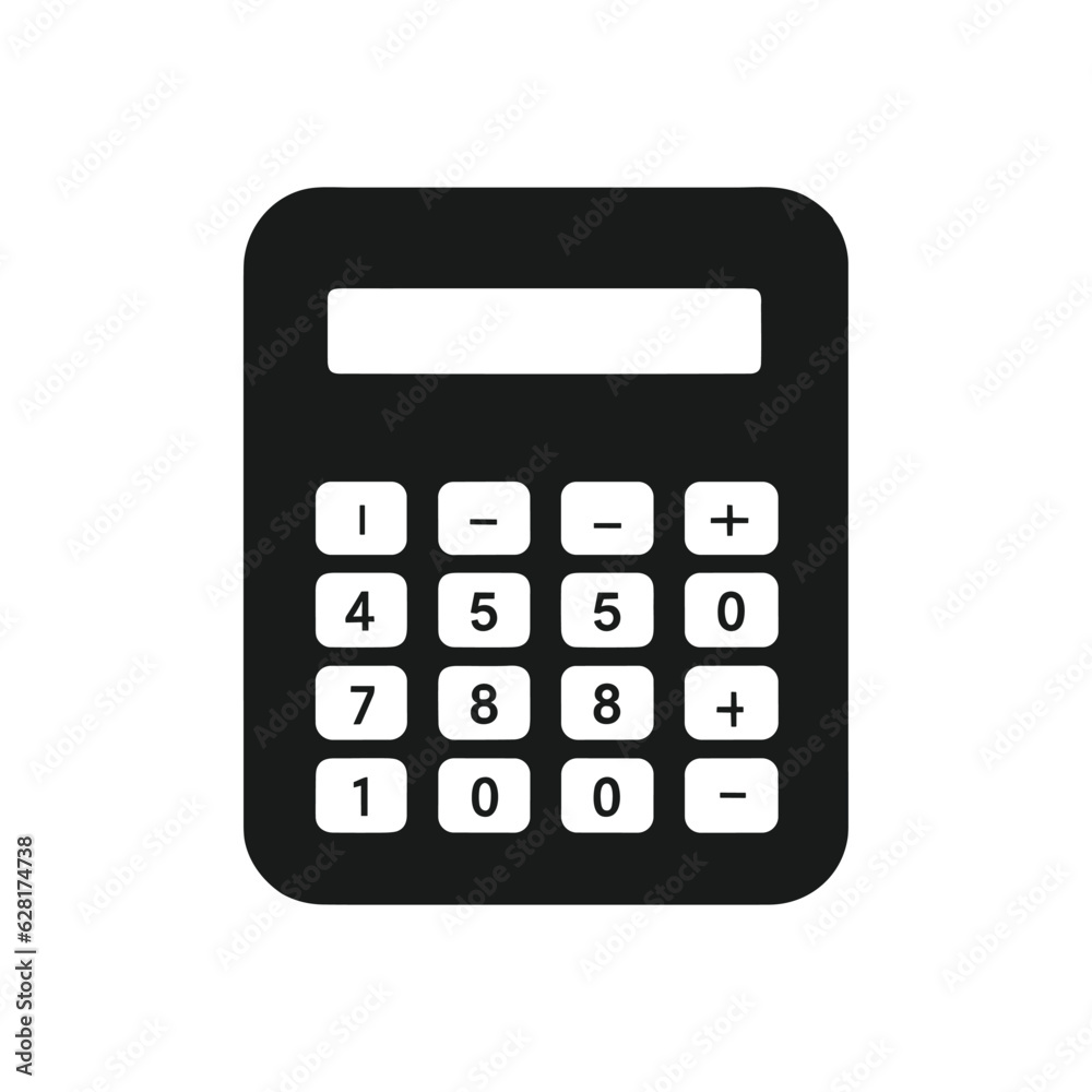 Calculator icon vector
Calculator icon vector