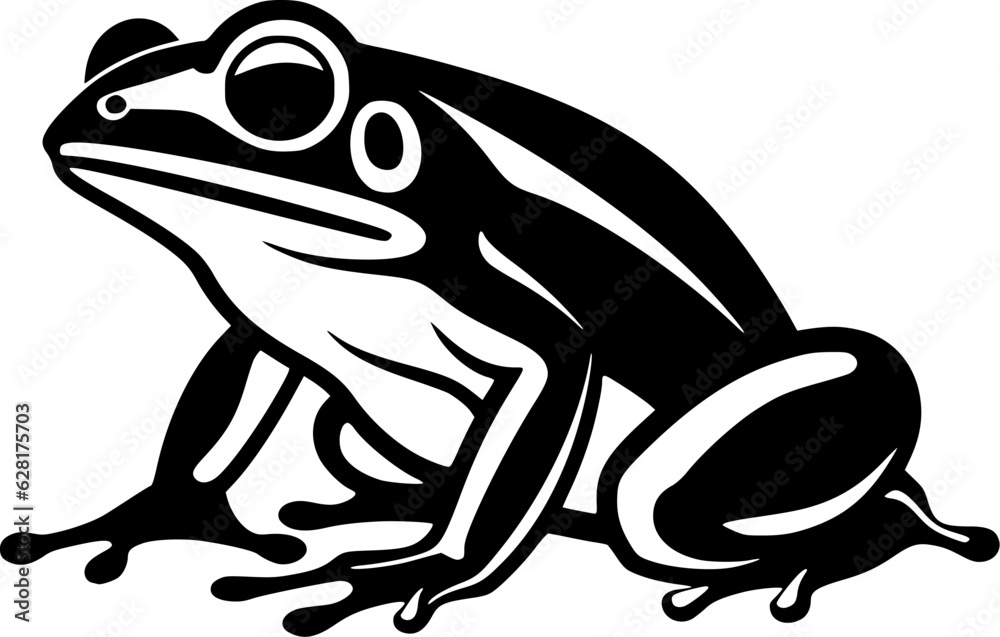 Frog | Minimalist and Simple Silhouette - Vector illustration Frog | Minimalist and Simple Silhouette - Vector illustration