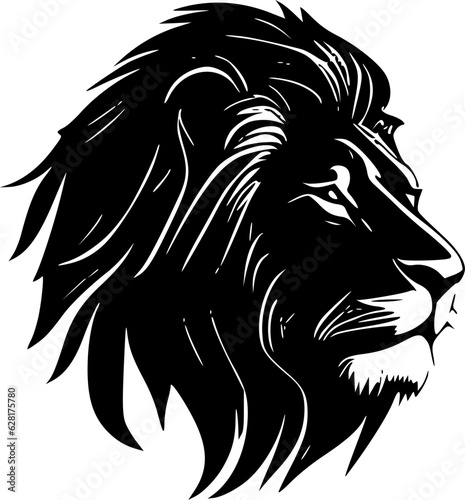 Wallpaper Mural Lion | Minimalist and Simple Silhouette - Vector illustration Torontodigital.ca