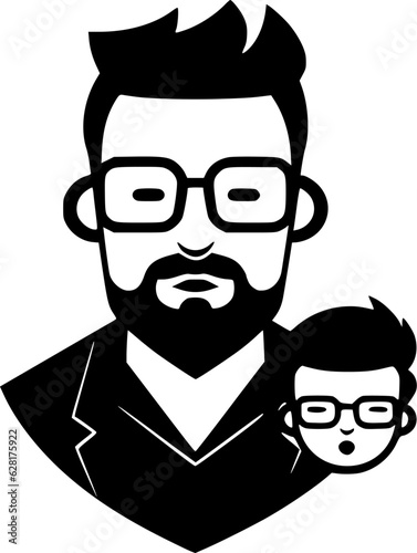 Father - High Quality Vector Logo - Vector illustration ideal for T-shirt graphic