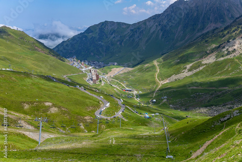 Col du Tourmalet in Pyrenees photo