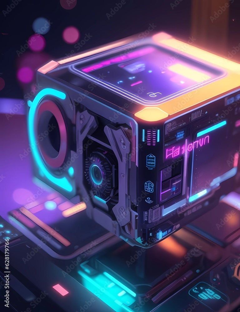 Fototapeta premium Future computer