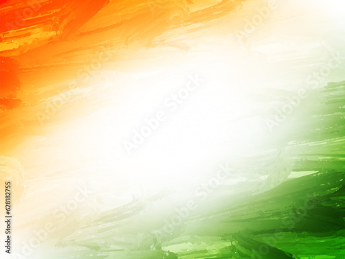 Decorative Indian flag theme Independence day 15th august tricolor background