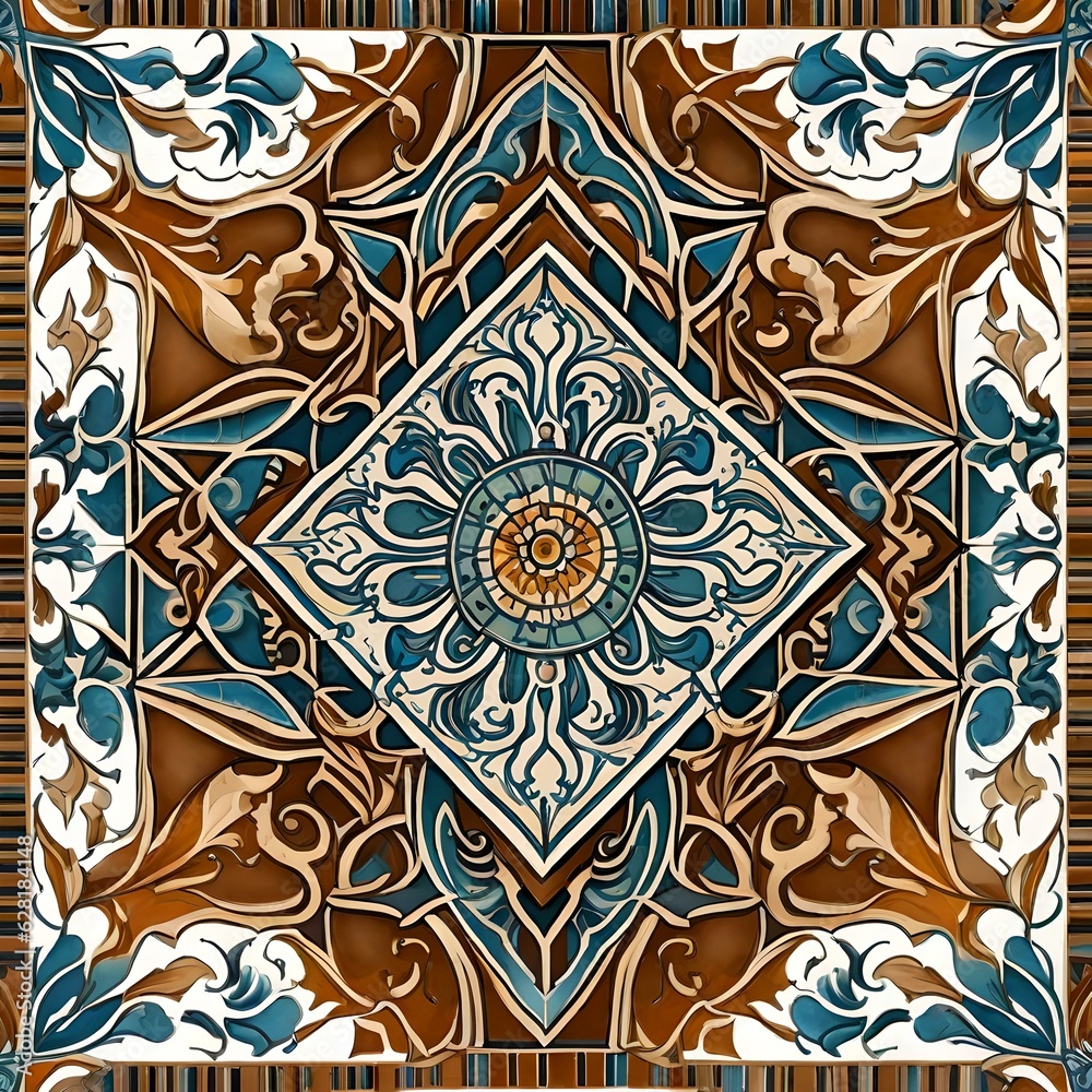 Pattern with flowers ,Generated Using AI Pattern with flowers ,Generated Using AI
