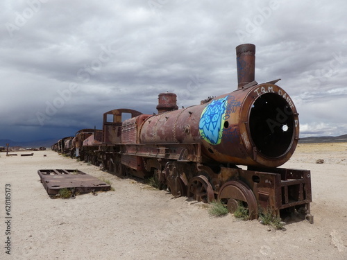 Train Graveyard Uyuni Bolivia