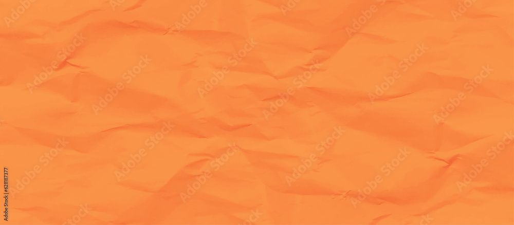 Orange Rough Paper Orange creased crumpled paper texture can be use as background. Ragged ...
