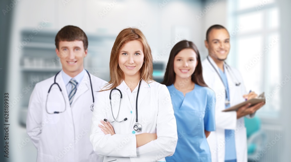 Planning concept, doctors work in hospital, AI generated image Planning concept, doctors work in hospital, AI generated image