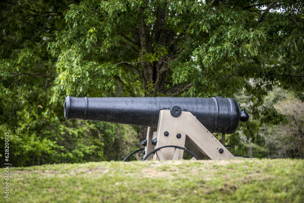 Civil war era cannon at Port Hudson in Louisiana. Civil war era cannon at Port Hudson in Louisiana.