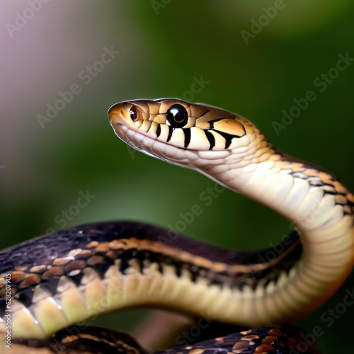 The Eastern Garter Snake charms with its understated yet unique appearance
