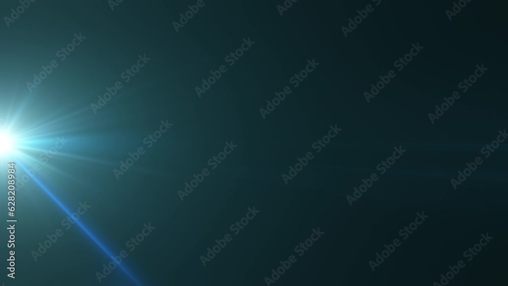 Abstract blue optical lens flares shine light burst motion animation on black background for screen project overlay. 4K seamless loop dynamic kinetic bright star light rays effect. Star light streaks. Abstract blue optical lens flares shine light burst motion animation on black background for screen project overlay. 4K seamless loop dynamic kinetic bright star light rays effect. Star light streaks.