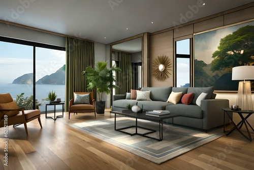 modern living room © zooriii arts