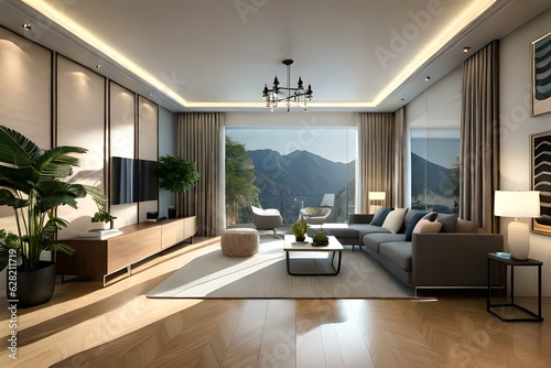 modern living room © zooriii arts