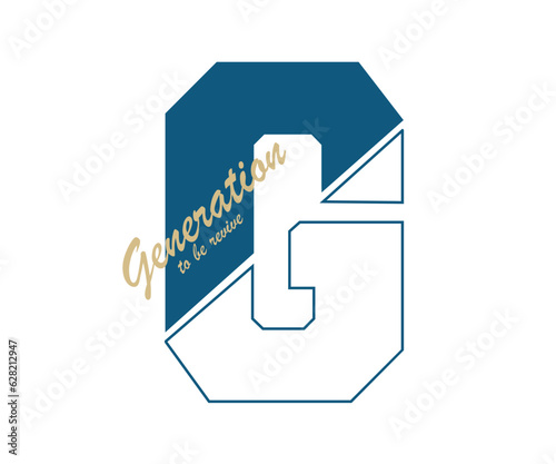 Generation to be revived character design for print on t shirt or other