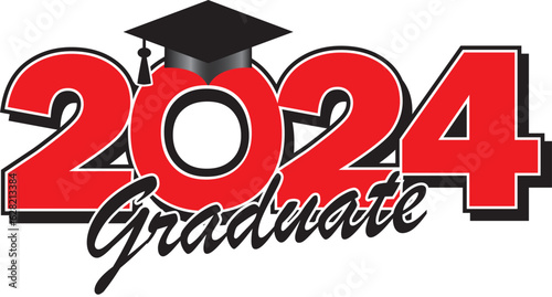 2024 Graduate Red and Black
