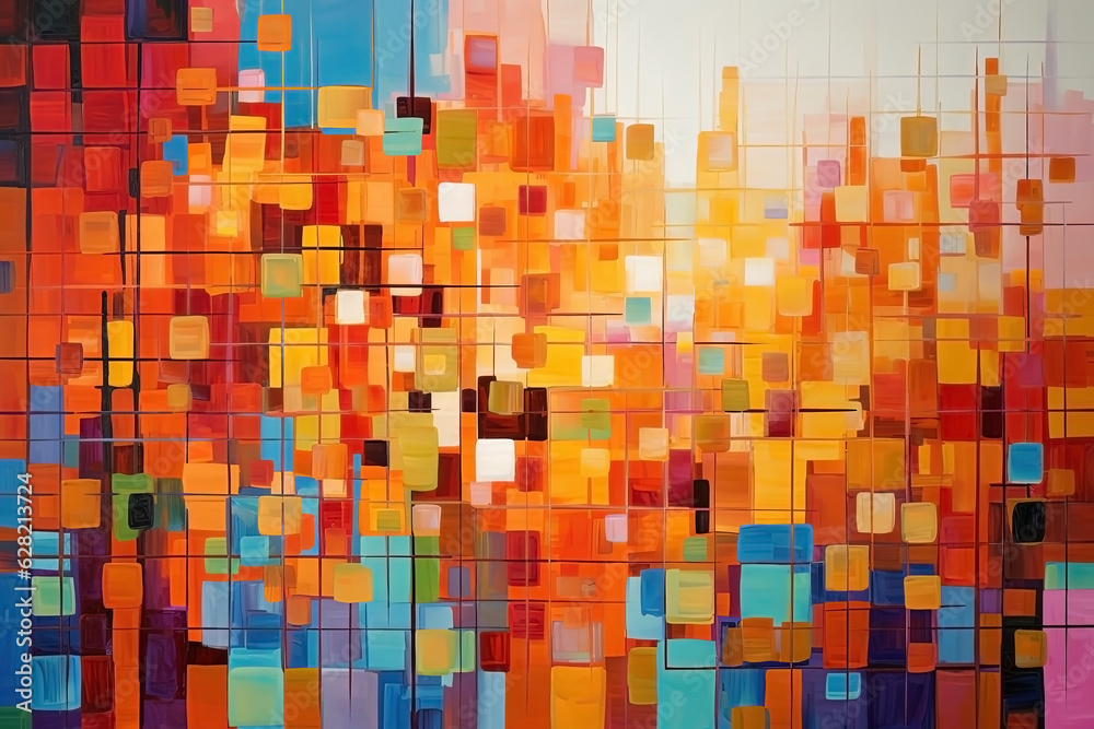 Abstract colorful creative paint background. Ai generated Abstract colorful creative paint background. Ai generated