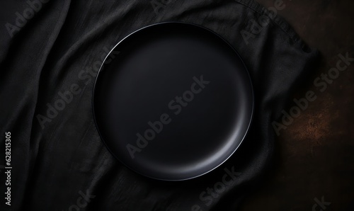 Clean Black Plate