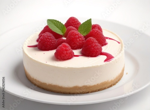 Raspberry cheesecake.