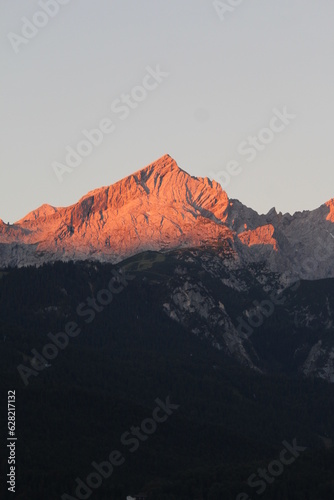 Sunrise Over Alpine Mountains 