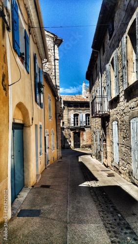 Charming Streets of a Historic Village in Southern France