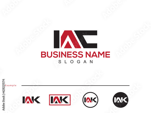 Unique Letter IAC ia Business Logo Icon For Your Shop photo
