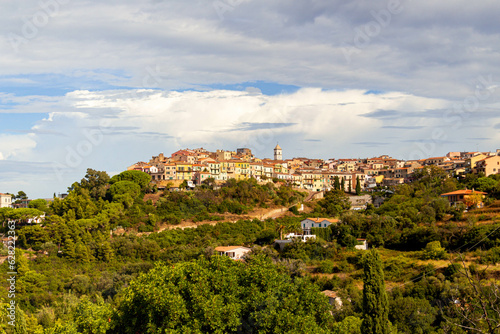 Cityscape of little town Capoliveri, Elba, Italy