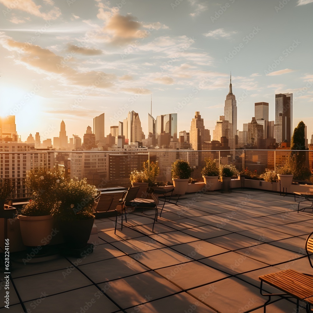 Fototapeta premium downtown city skyline