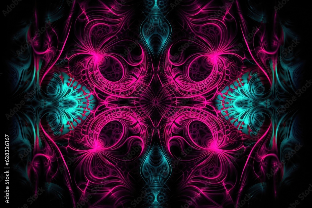 abstract fractal background 