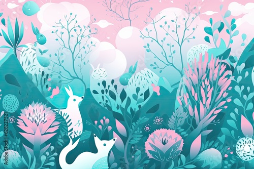 abstract pink background