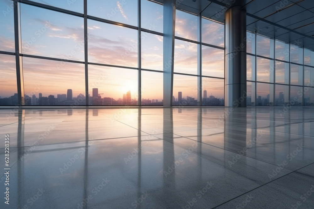Fototapeta premium modern building with empty space