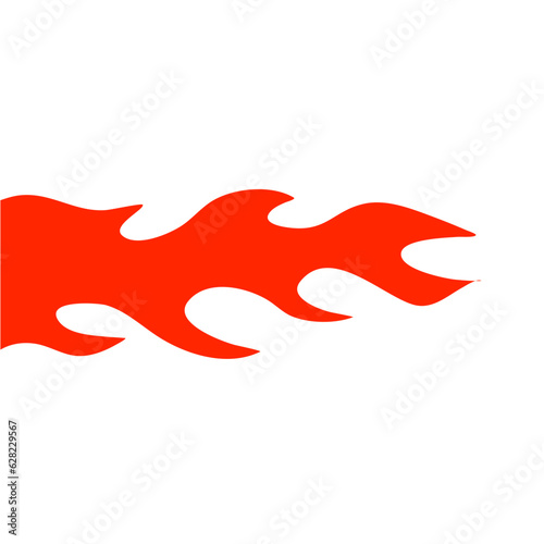 Illustration of Vehicle Muffler Fire