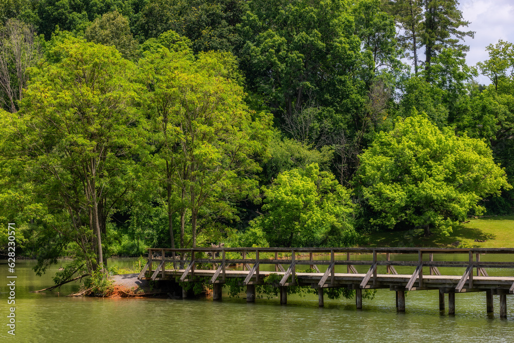 Beautiful Steele Creek Park in Bristol, Tennessee, USA Beautiful Steele Creek Park in Bristol, Tennessee, USA