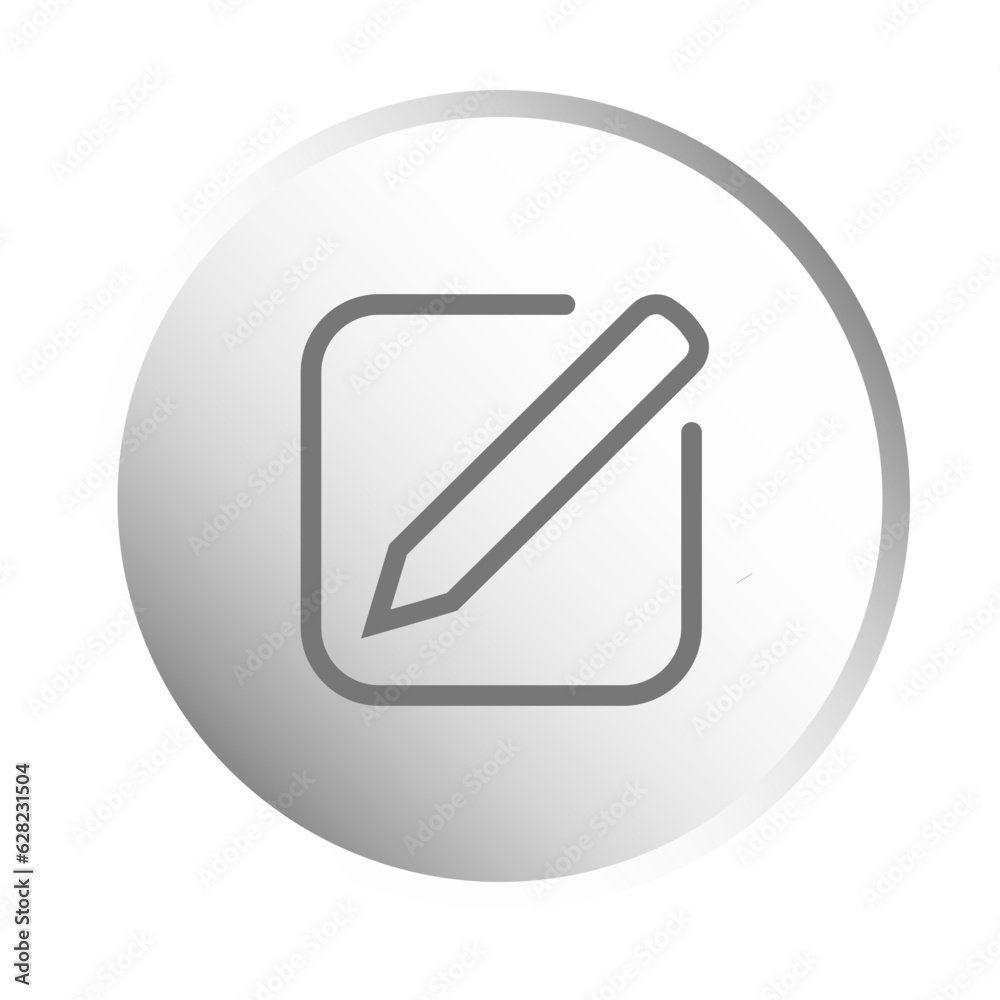 Editable button vector Editable button vector