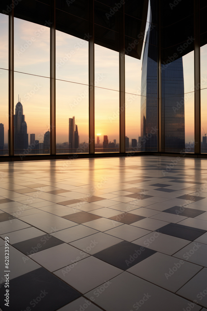Fototapeta premium modern building with empty space