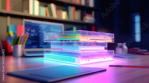 Wallpaper Mural Captivating Nighttime Volcanic Eruption with Fiery Lava and Shattering Rocks - Generated by AI Torontodigital.ca