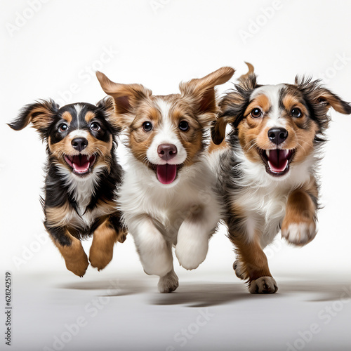 group of puppies © Aistock