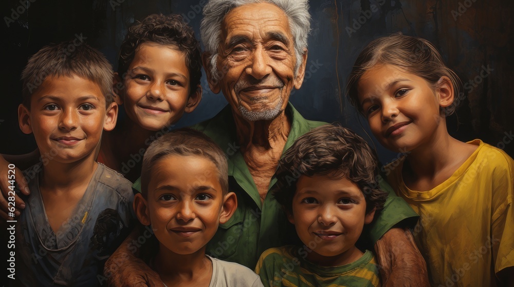Fototapeta premium brazilian family