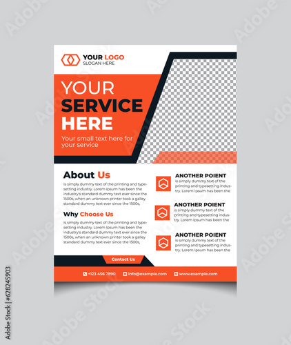 Modern creative minimalist corporate business company flyer design vector template, Flyer Design Sale Create Eye-Catching Flyers Today, Exclusive Flyer Design sale 