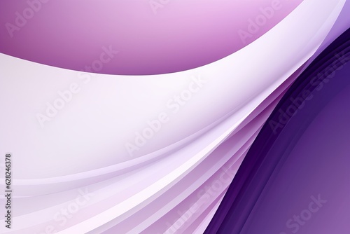 Illustration of a close-up view of a vibrant purple and white abstract background, created using generative AI