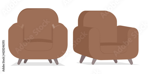 brown sofa with good quality and good design