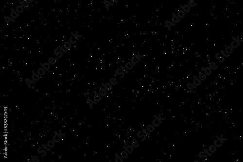 Field of stars in the space night. Surrounded by the empty dark center. Background  of  Universe  The sky is cloudless at Black backdrop.