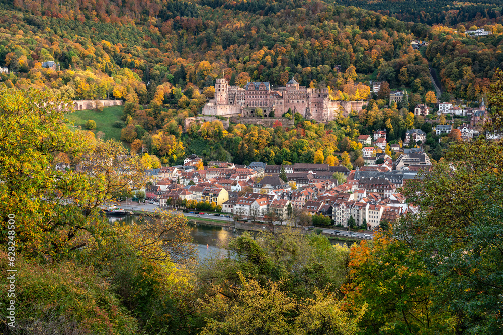 City of Heidelberg in autumn season, Baden-Württemberg, Germany