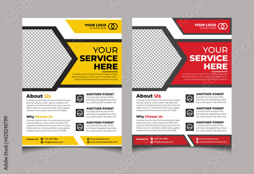 Set two color of modern creative minimalist corporate business flyer design vector template, Flyer Design Sale Create Eye-Catching Flyers Today, Exclusive Flyer Design sale, set of flyer design
