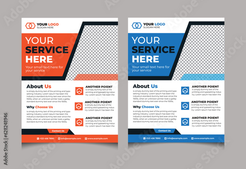 Set two color of modern creative minimalist corporate business flyer design vector template, Flyer Design Sale Create Eye-Catching Flyers Today, Exclusive Flyer Design sale, set of flyer design
