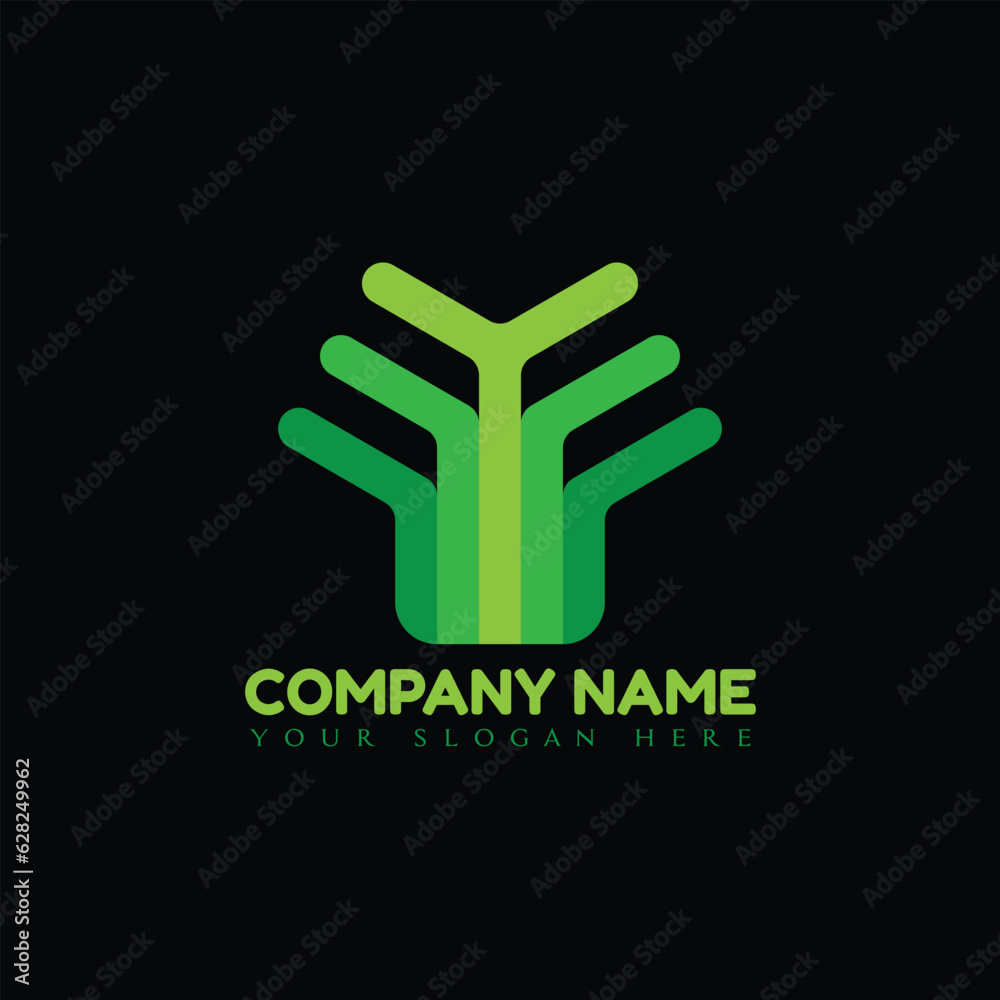 Fototapeta premium simple and modern abstract logo