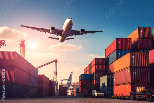 logistic import export background business logistic concept import and export concept