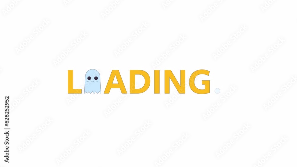 Orange blue ghost line 2D loading animation. Autumn holidays. Trick or treat. Kawaii ghost animated cartoon linear character 4K video loading motion graphic. Orange juice colorful download process gif Orange blue ghost line 2D loading animation. Autumn holidays. Trick or treat. Kawaii ghost animated cartoon linear character 4K video loading motion graphic. Orange juice colorful download process gif