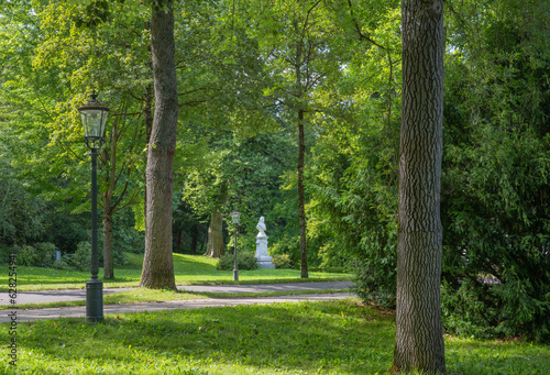 The Lichtentaler Allee in the spa park of Baden Baden _ Baden Baden, Baden Wuerttemberg, Germany. photo