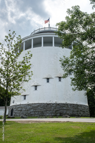 Bangor, Maine, USA- The Thomas Hill Standpipe on July 19, 2023